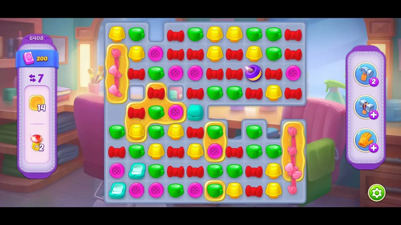 Playrix Homescapes Gameplay Walkthrough Level 6408