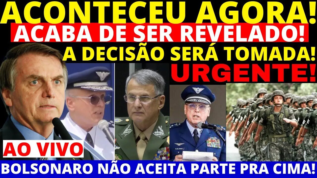 AO VIVO AGORA POVO ACORDOU FORÇAS ARMADAS 12/11/22