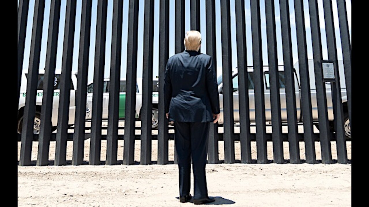 Facing Humanitarian Crisis, Biden debates building MORE border wall!