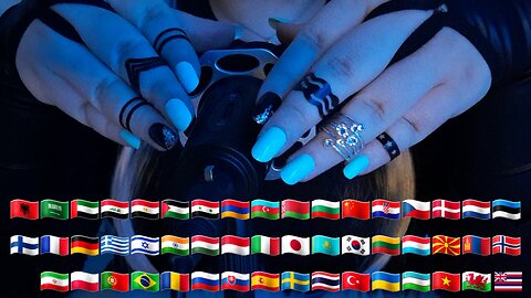 ASMR whispering 🌸🌱Spring🌱🌸 in 44 languages 😍🌏❤🥰