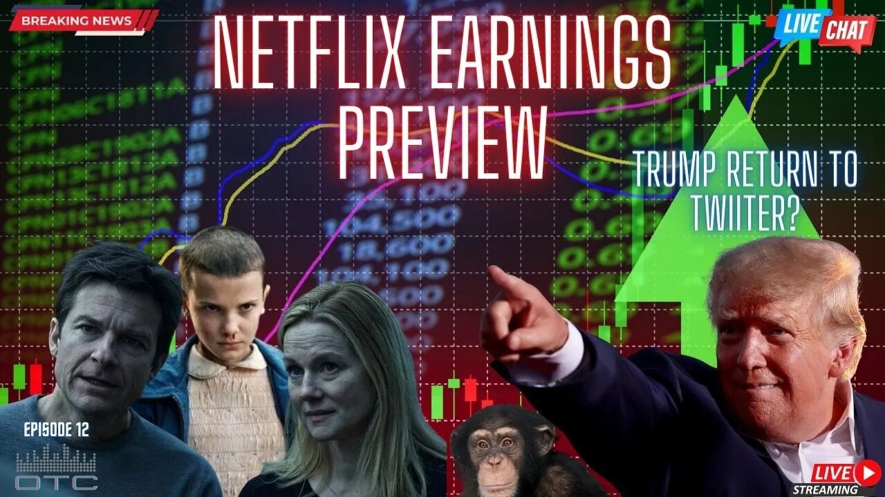 Netflix Kicks Off Tech earnings, Trump eyes return to Twitter, is that lights out for Truth Social?