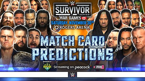 WWE Survivor Series 2024 - Match Card Predictions | Bevelock
