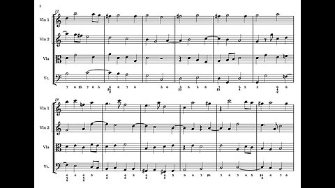 Bassi numerati per accompagnare No. 1 (Stanislao Mattei)