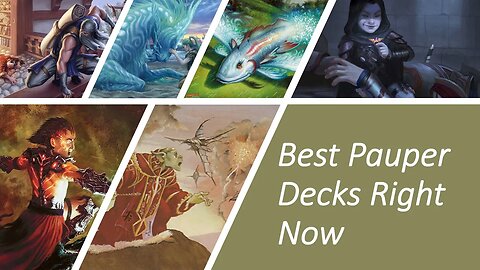 Top 5 Pauper Decks April 2023