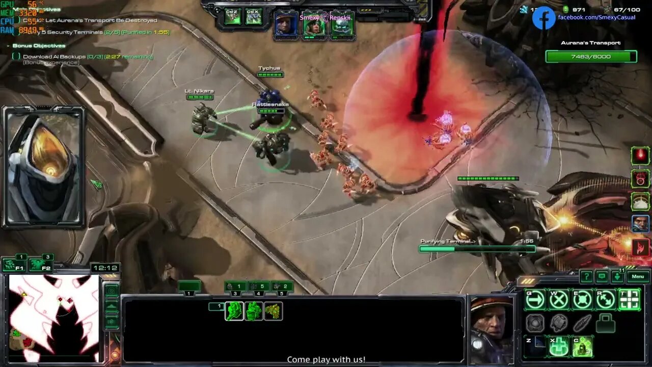 Starcraft 2 Co-op Mutations FAIL #8 - Brutal Difficulty - Tychus Gameplay - Smexy Renskii