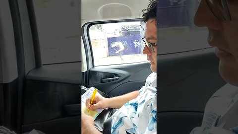 Autografando no Uber