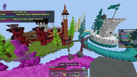 homie went afk and we all got folded in Cubecraft Eggwars