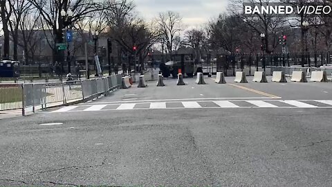 Troops and Armored Vehicles Stationed All Around The Capitol