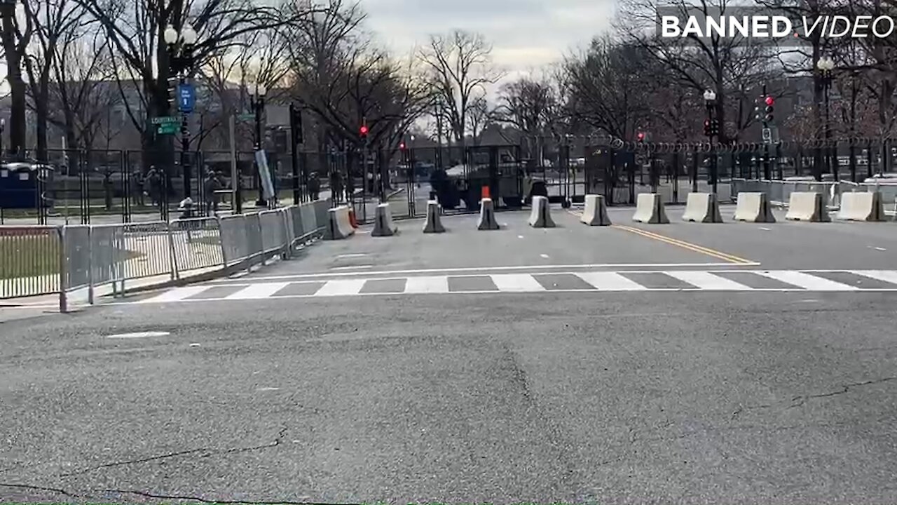 Troops and Armored Vehicles Stationed All Around The Capitol