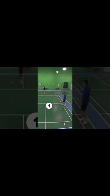 Forehand Short Serve Drill for Badminton - Kevin Han #shorts