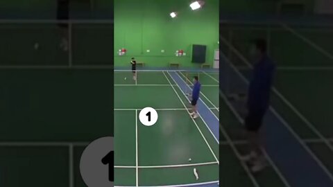 Forehand Short Serve Drill for Badminton - Kevin Han #shorts