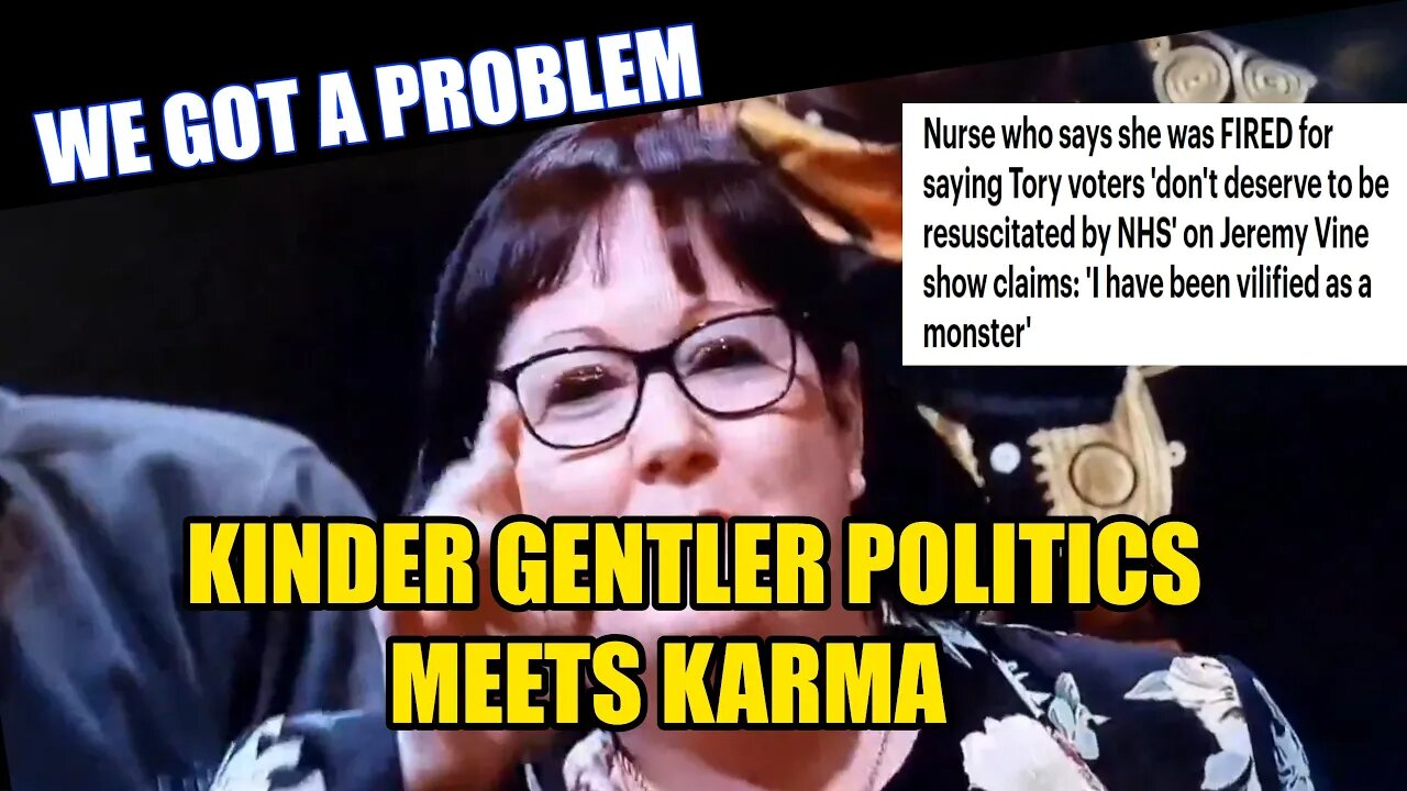 Karma Meets Caring & Compassionate Lefty Nurse After TV Outburst