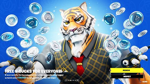 Fortnite is SENDING EVERYONE FREE V-BUCKS!