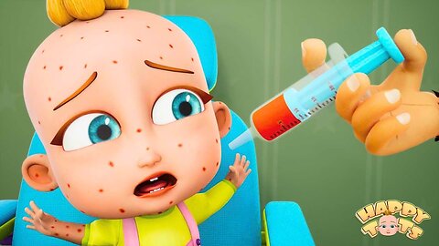 Time for a shot | Happy Tots vaccine propaganda