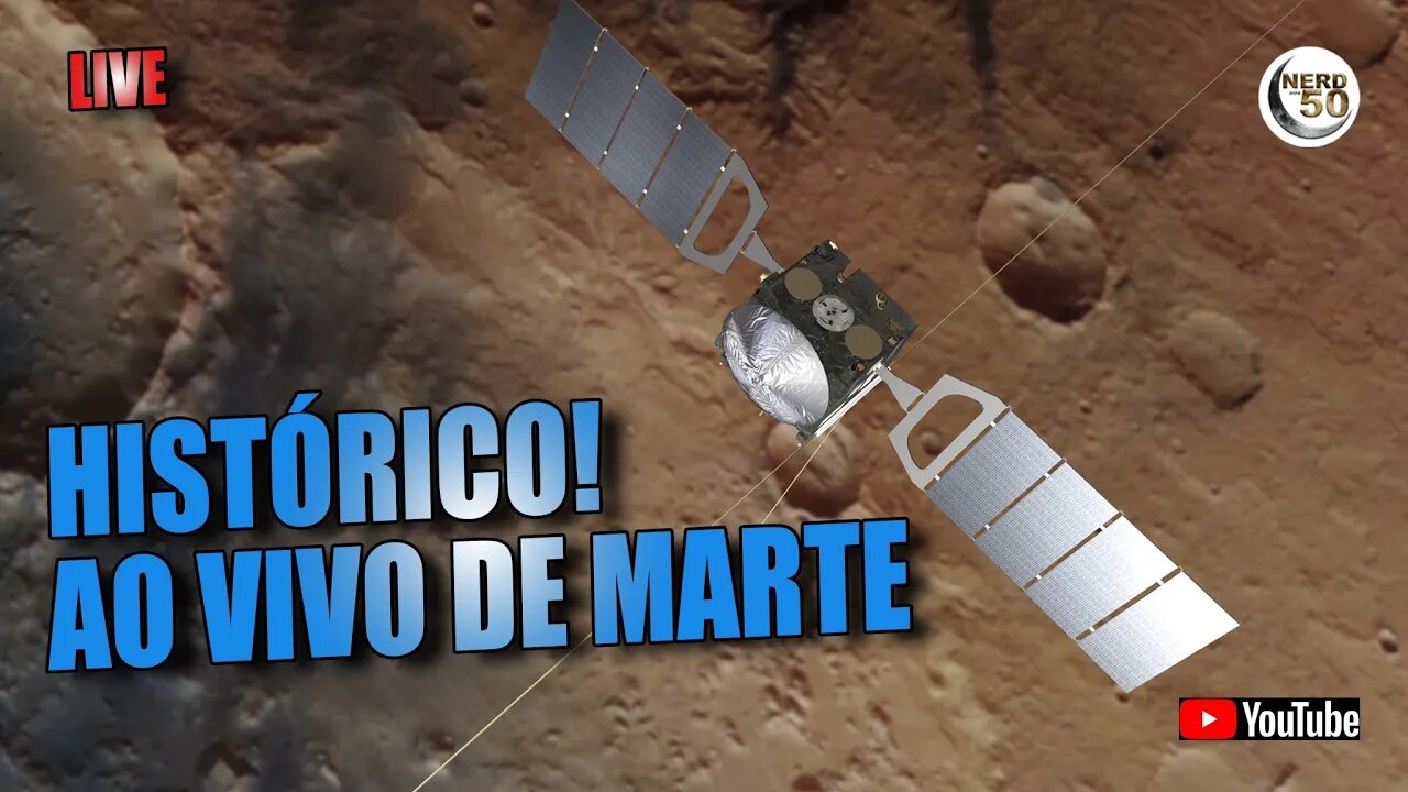 HISTÓRICO! VAMOS ASSISTIR UMA TRANSMISSÃO AO VIVO DE MARTE PELA PRIMEIRA VEZ