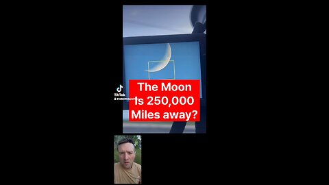 Is the moon 250,000 miles away