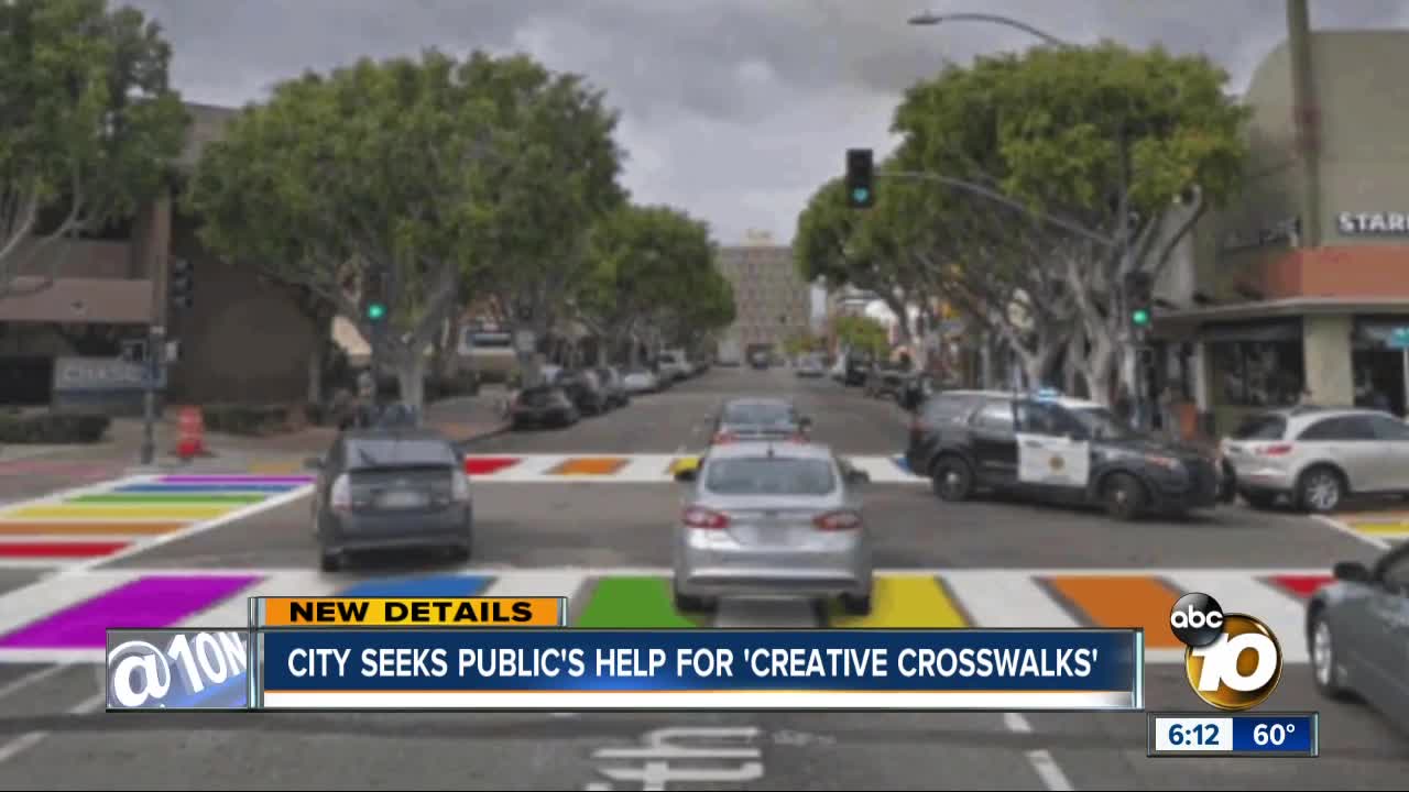 City seeks public input for 'creative crosswalks' project