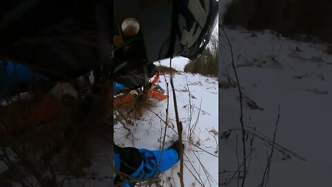 snow riding is the best 🤪🤘 #dirtbike #intertaining #motocross #enduro #ktm #insta360oner