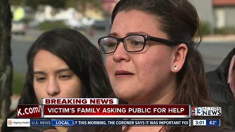 Victim's family asking for public's help