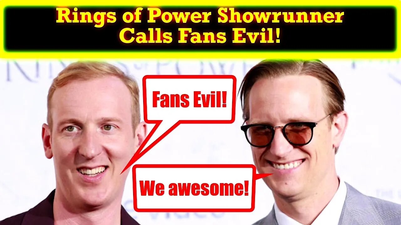 The Rings of Power Showrunner Patrick McKay Calls Fans Evil For Loving Lord of the Rings & Tolkien!