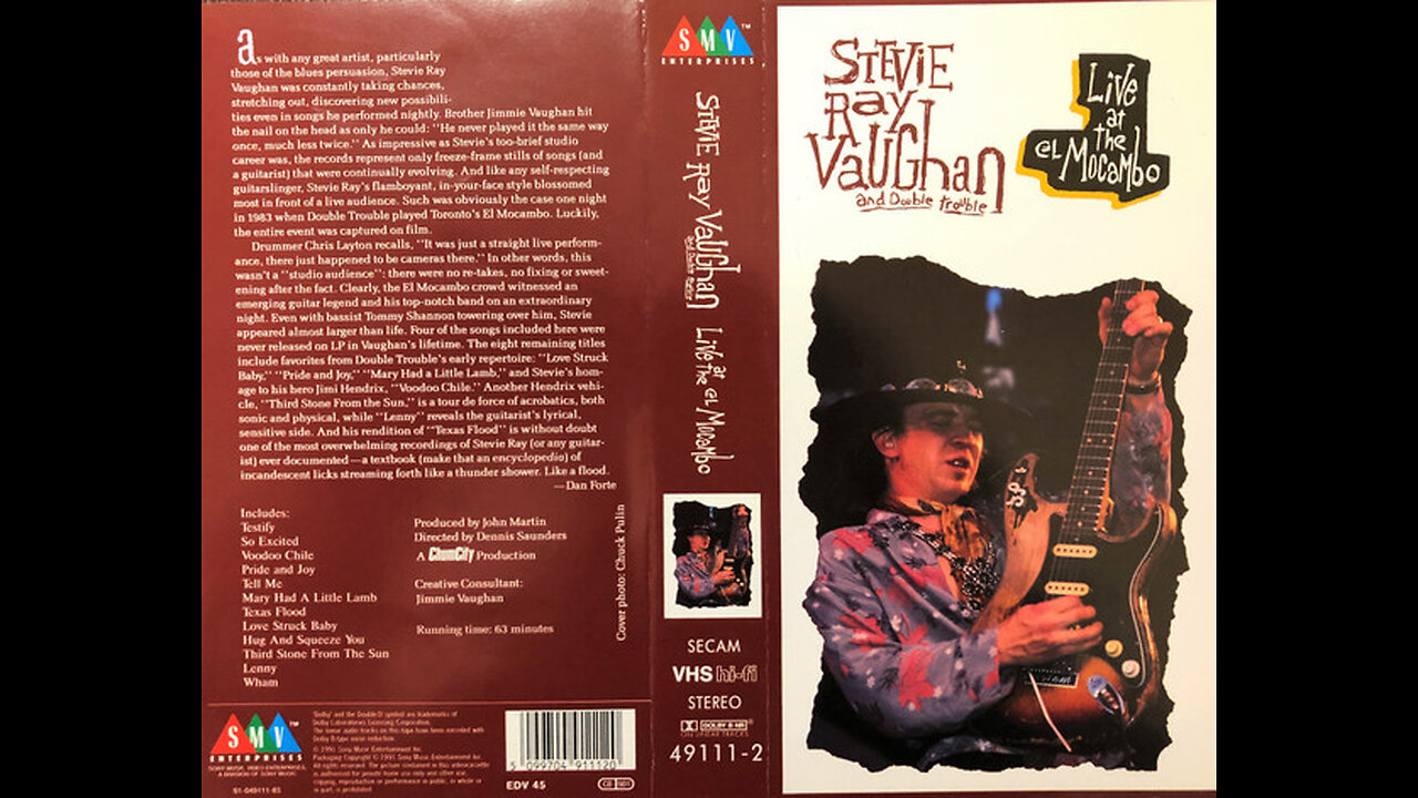 Stevie Ray Vaughan and Double Trouble: Live at the El Mocambo