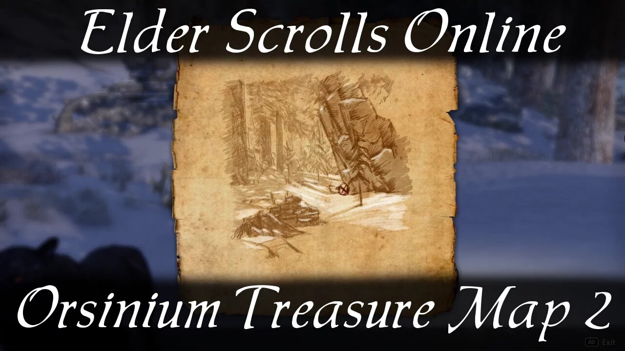 Wrothgar Treasure Map 2 ii (Orsinium) [Elder Scrolls Online] ESO