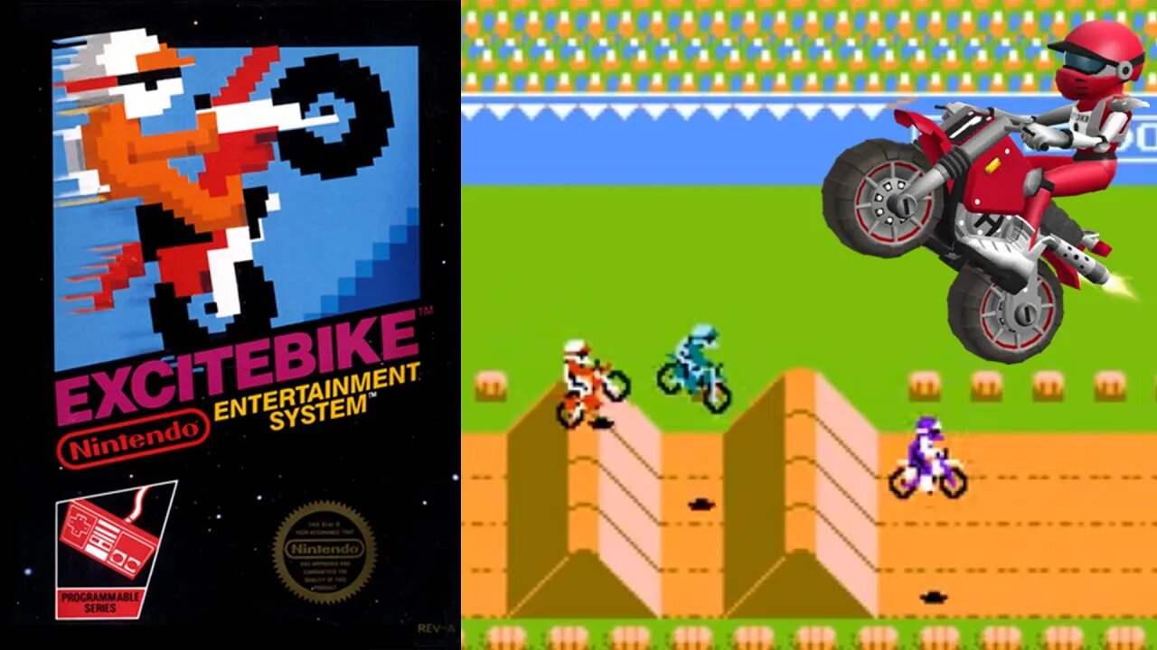 MELHOR JOGO DE MOTO DO NINTENDINHO EXCITE BIKE