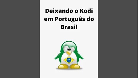 Deixando seu Kodi em Português em apenas 1 min #shorts