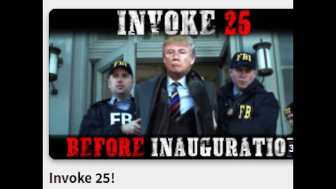 Invoke 25! Brain Dead Biden will invoke the 25th on him self!