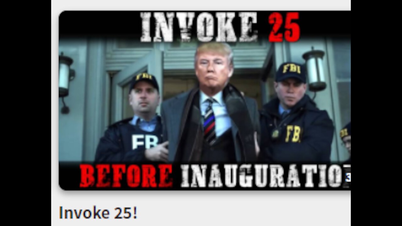 Invoke 25! Brain Dead Biden will invoke the 25th on him self!