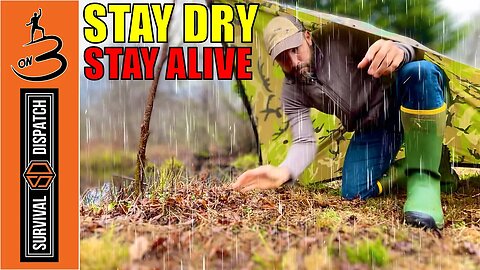 Pouring Rain Shelter Setup | The BEST Rain Gear | On3 Jason Salyer