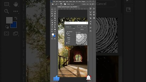 How to create a Light Rays In Photoshop | #trendingshortfffff #shorts #photoshopshort #ytshorts