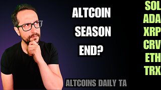 Altcoin TA: ETH, Solana, XRP, ADA, CRV Technical Analysis | Crypto Market Update