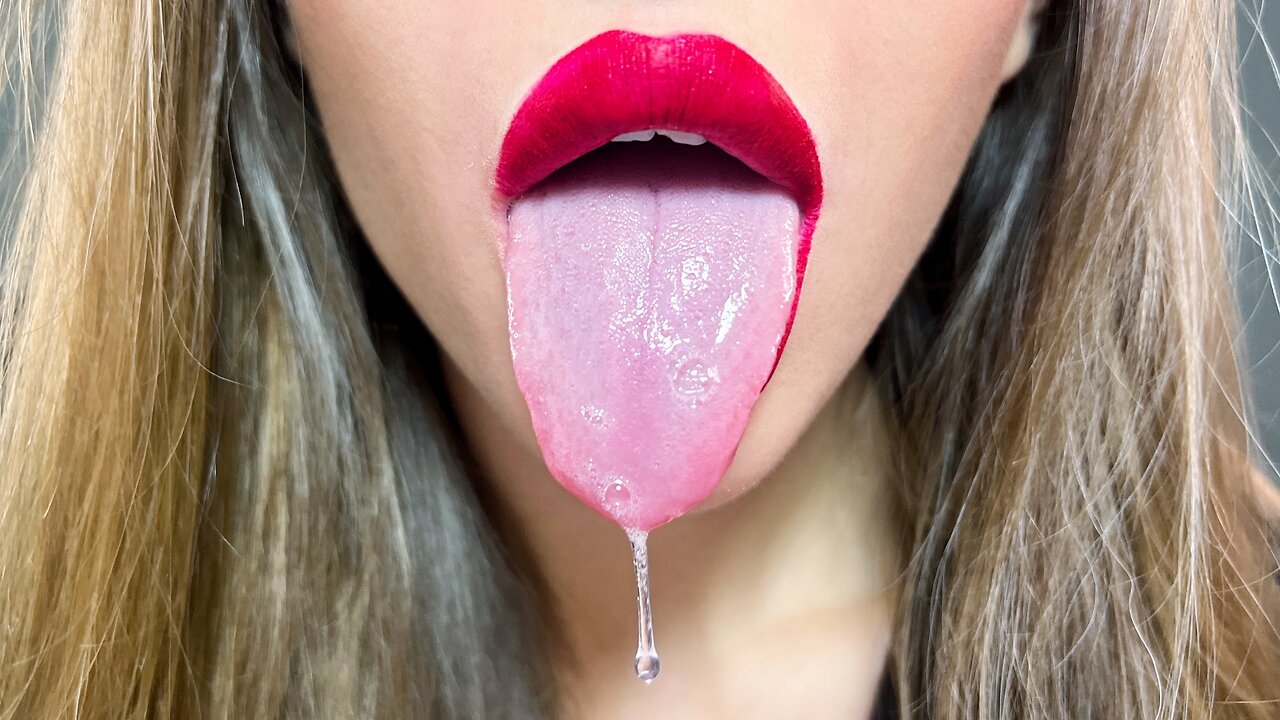 ASMR 30 minutes amazing mouth sounds, lens licking, camera fogging and magic tongue swirl