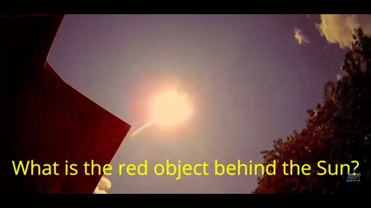 Planet X Nibiru Update, What's the red object behind the Sun? 5/31/2023