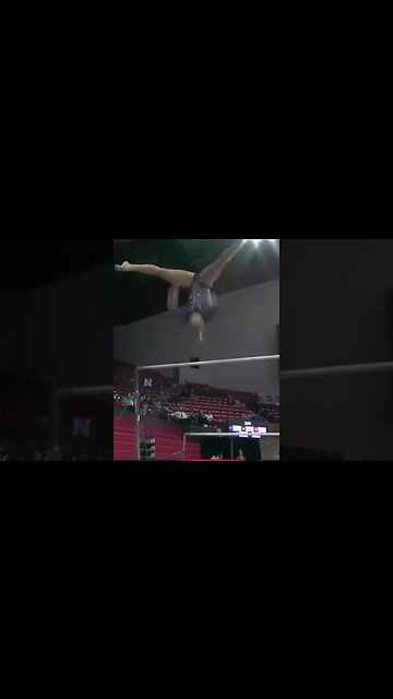 Carly Bauman (Michigan) 9.950 on Bars - Big 5 Night 2/24/23 #shorts