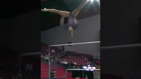 Carly Bauman (Michigan) 9.950 on Bars - Big 5 Night 2/24/23 #shorts