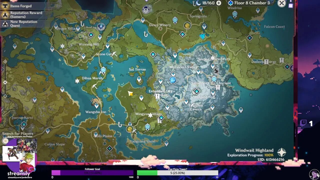 Catching up on some Genshin Impact: Short stream