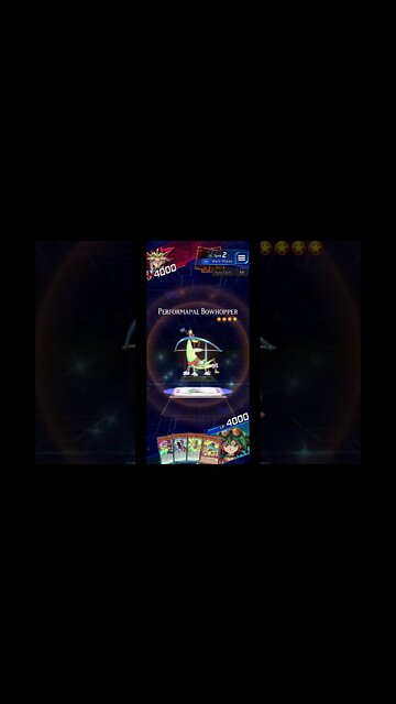 Performapal Bowhopper Effect Activation - Yu-Gi-Oh! Duel Links #shorts