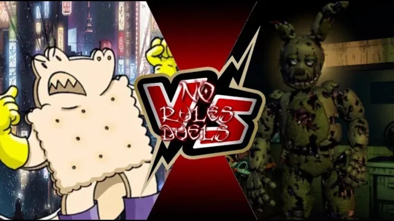 Springtrap VS Crackerdile! NO RULES DUELS!