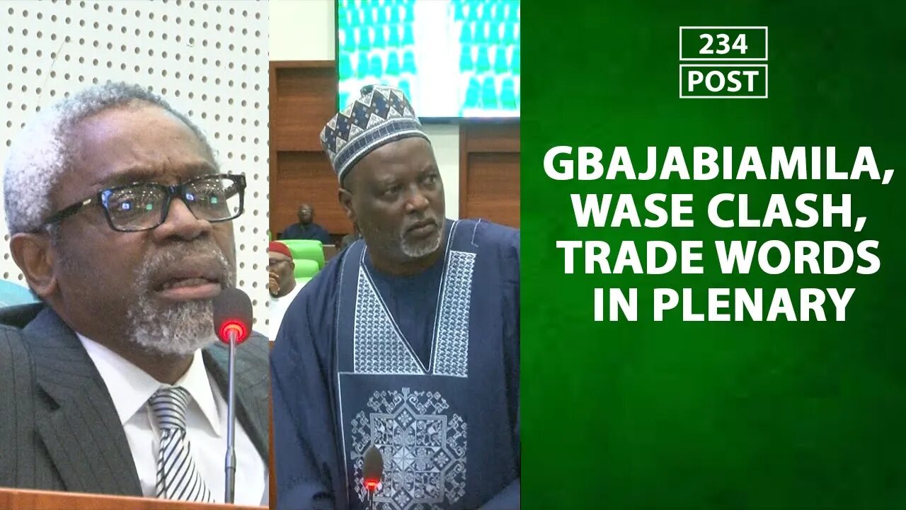 Race For Speakership: Watch Gbajabiamila, Wase Clash, trade words in plenary