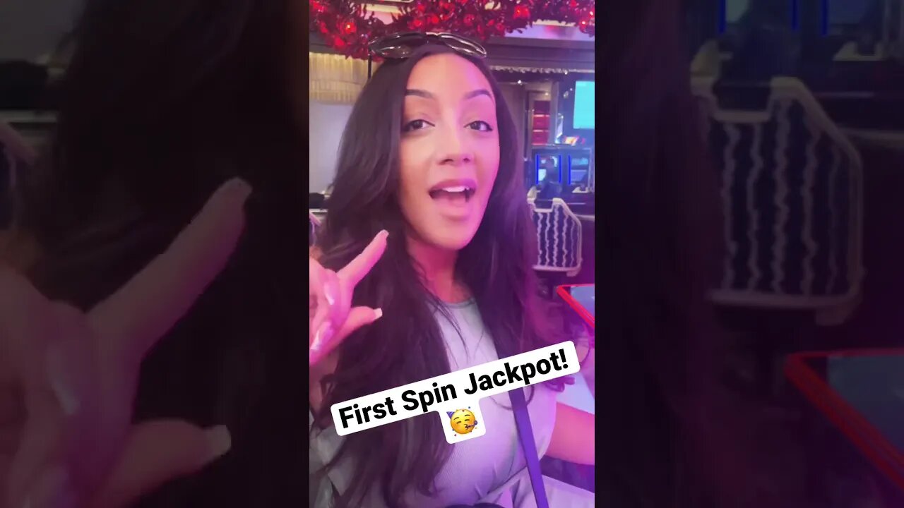 FIRST SPIN Jackpot! 🎰#shorts