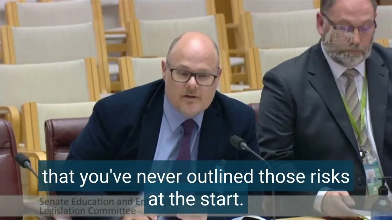Vaccines shouldn't cause an autoimmune response against your own healthy cells. - Senate 4.8.23