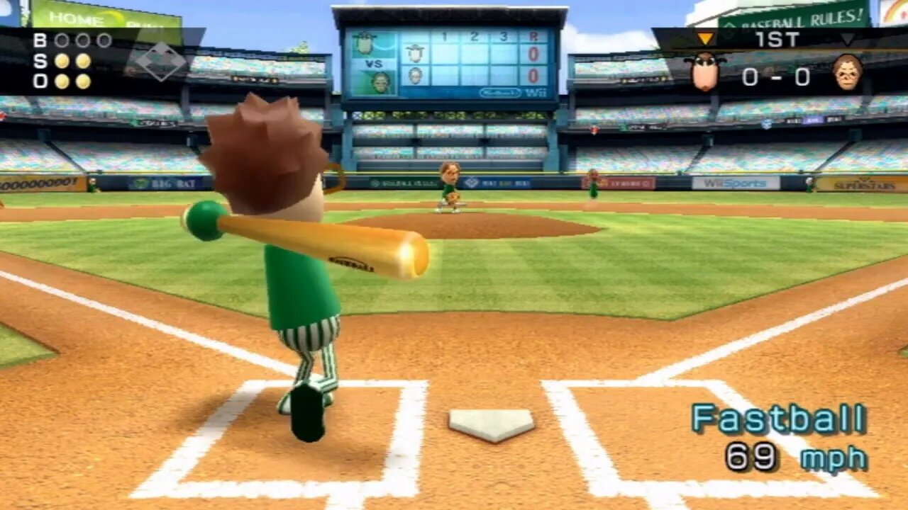 playing wii sports baseball until the biif remotes hit home runs 11