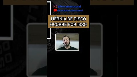 O que provoca uma hérnia de disco? #Shorts