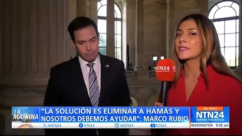 Rubio Habla con NTN24 Tras el Ataque Terrorista de Hamás contra Israel