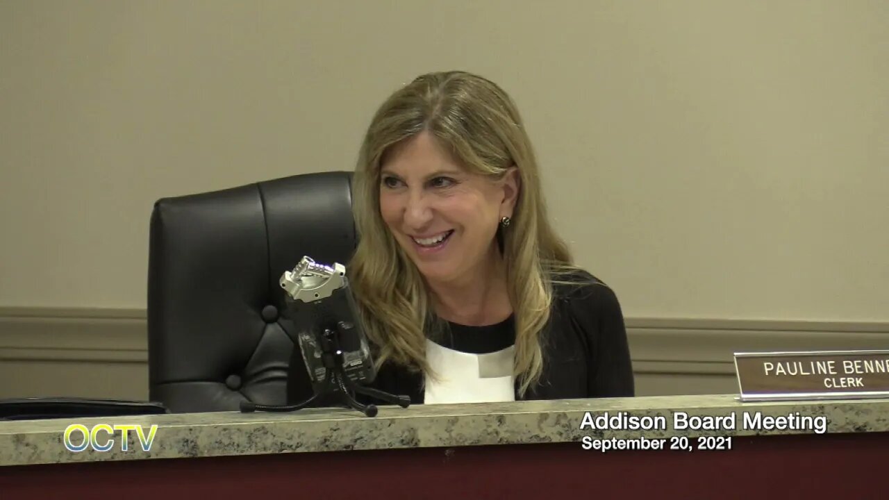 Addison Township Board 9-20-21