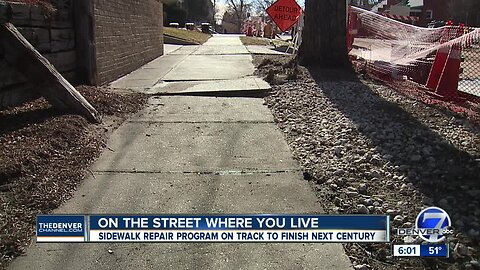 High number of cracks, tripping hazards, and small crew bog down Denver's sidewalk repair program