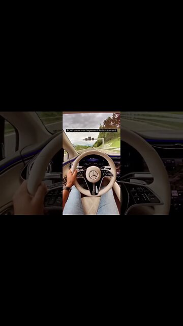 Augmented Reality navigation in the new Mercedes EQS⚡️ #shorts #mercedes