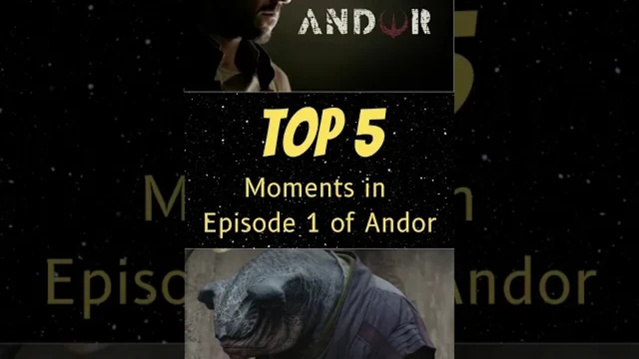 Top 5 Moments in Episode 1 of Andor #shorts #andor #starwars